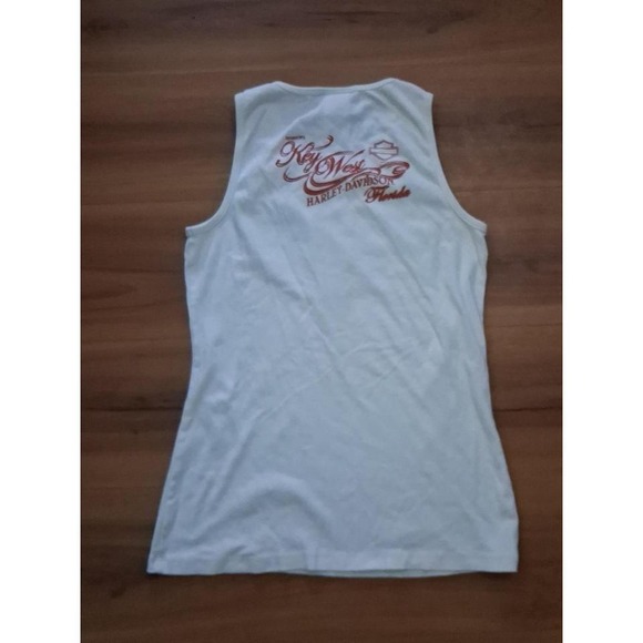 Womens Harley‎ Davidson Motorcycle Ruched Sleeveless Tanktoo Shirt - Picture 2 of 8